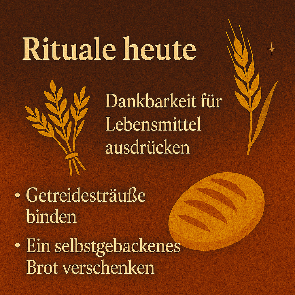 Moderne Rituale zu Lughnasadh – Dankbarkeit für Lebensmittel ausdrücken, Getreidebrot backen und das Erntefest im Alltag feiern.