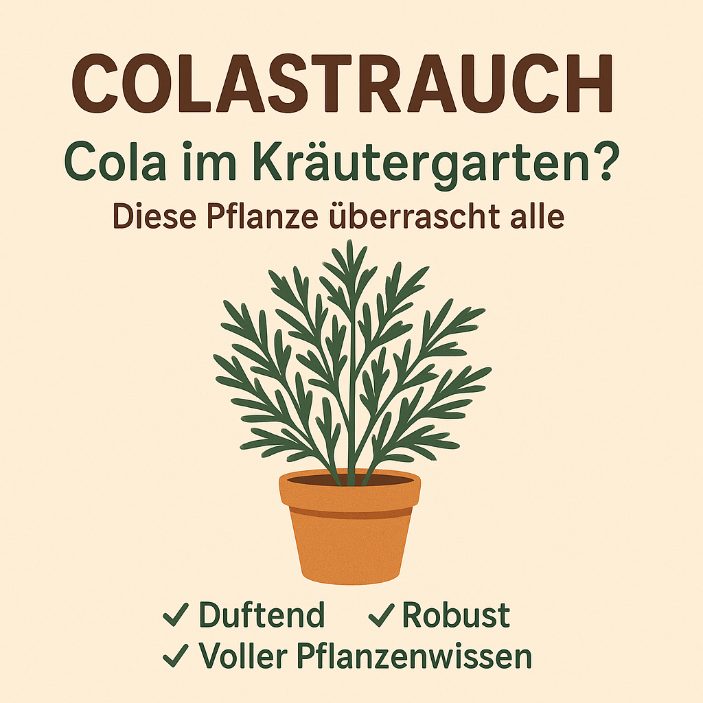 Colastrauch im Topf – duftende, robuste Kräuterpflanze mit außergewöhnlichem Cola-Aroma