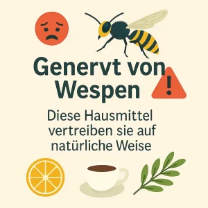Hausmittel gegen Wespen