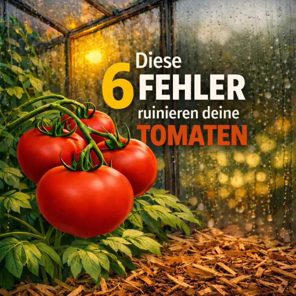 6 Tomaten Fehler - Reife Tomaten im Gewächshaus
