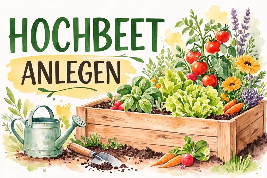 Hochbeet anlegen im Garten