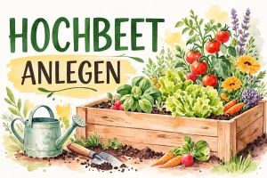 Hochbeet anlegen im Garten