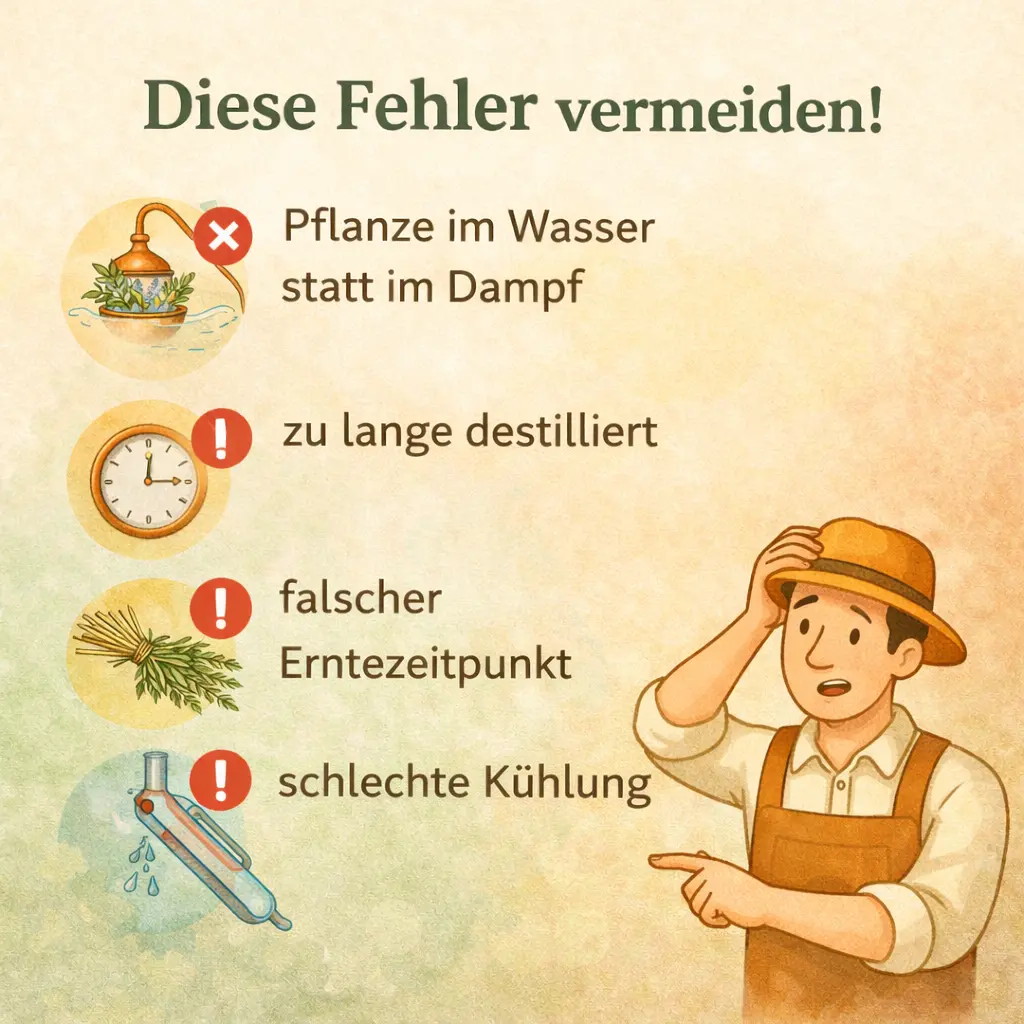 Typische Fehler beim Hydrolat herstellen und wie man sie vermeidet
