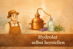 Hydrolat selbst herstellen, Kräuter destillieren für Selbstversorger einfach erklärt