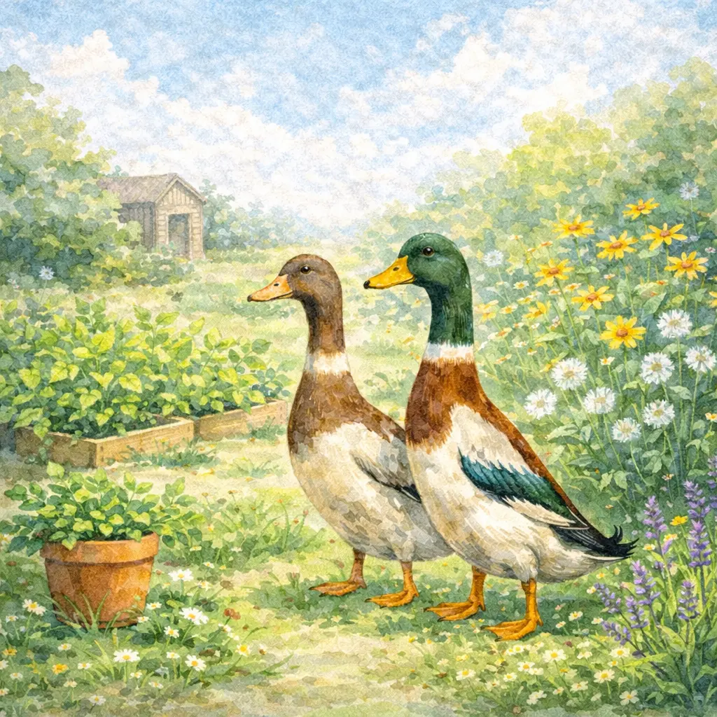 Laufenten im Garten halten