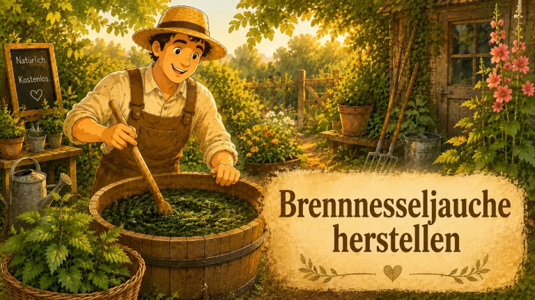 Brennnesseljauche selber machen – natürlicher Dünger aus dem Garten