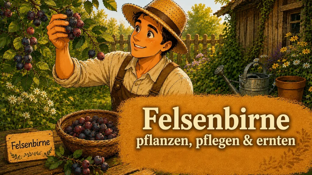 Felsenbirne pflanzen, pflegen und ernten im naturnahen Selbstversorgergarten