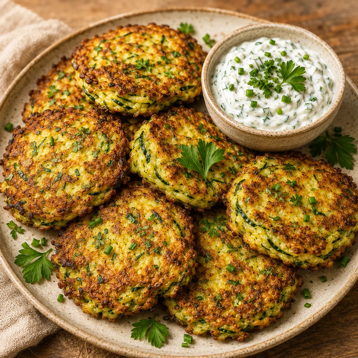 Zucchinipuffer selber machen