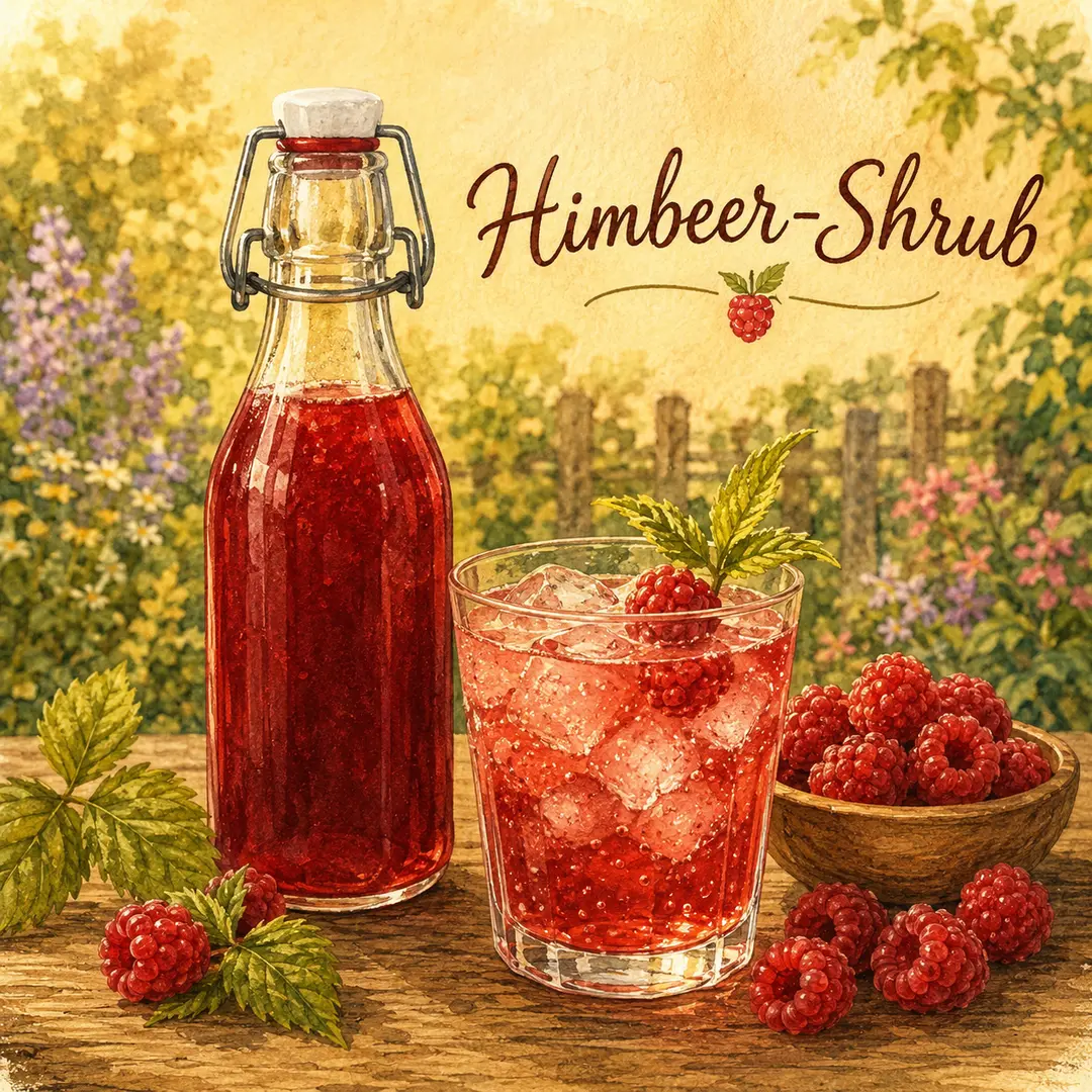 Himbeer-Shrub selber machen