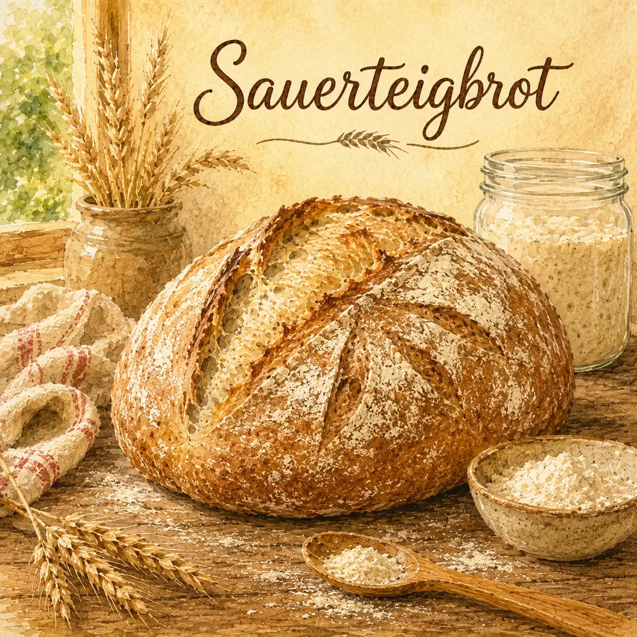 Sauerteigbrot – einfaches Grundrezept