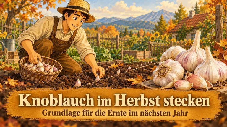 Knoblauch im Herbst stecken: So legst du jetzt die Grundlage für die Ernte im nächsten Jahr