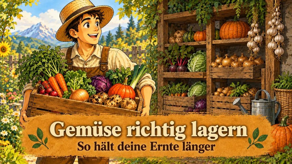 Gemüse richtig lagern – verschiedene Gemüsearten aus der eigenen Ernte für eine längere Haltbarkeit