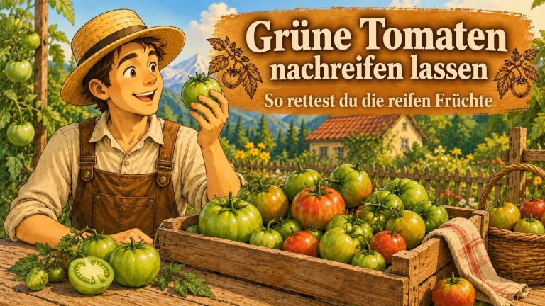 Grüne Tomaten nachreifen lassen: So rettest du die letzten Früchte